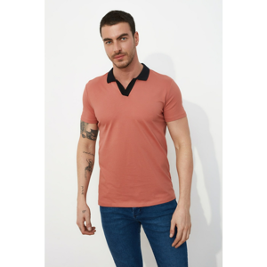 Trendyol Rose Dry Men's Slim Fit Short Sleeve Polo Neck T-shirt