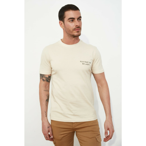 Trendyol Beige Men's T-Shirt