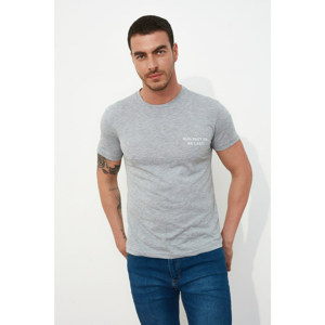 Trendyol Grey Men's T-Shirt