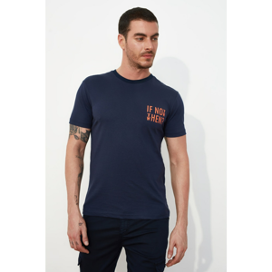 Trendyol Navy Blue Men's T-Shirt