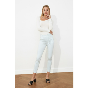 Trendyol Light Blue High Waist Skinny Jeans