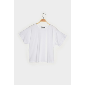 Trendyol Ekru Semi-fitted File Detailed Sports T-Shirt