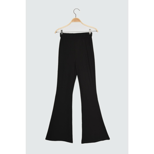 Trendyol Black Flare Knitted Pants