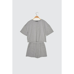 Trendyol Gray 2 Knitted Bottom-Top Tool