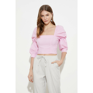 Trendyol Blouse - Pink - Fitted