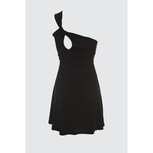 Trendyol Black Knot Detailed Dress