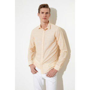 Trendyol Yellow Men's Slim Fit Shirt