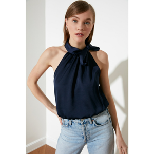 Trendyol Blouse - Navy blue - Regular fit