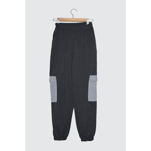 Trendyol Grey Pocket Detailed Knitted Tracksuit bottom