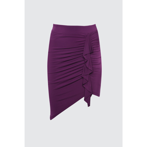 Trendyol Purple Assynx Detailed Skirt