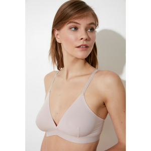 Trendyol Powder Micro Triangle Capless Bralette Bra