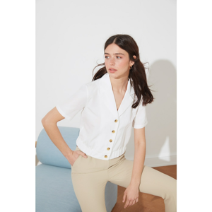 Trendyol Ekru Basic Shirt