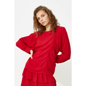 Trendyol Red Gipeli Blouse