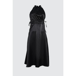 Trendyol Black Assynx Satin Dress