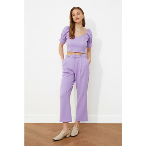 Trendyol Lila Belt Pants