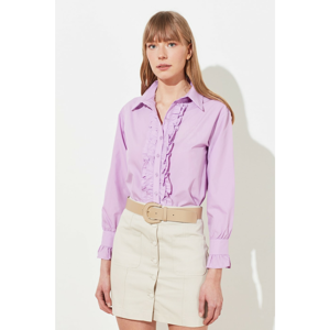 Trendyol Lila Frilled Shirt