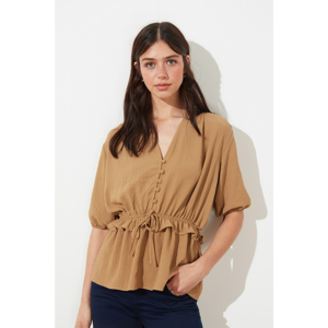 Trendyol Mink Binding Detailed Blouse