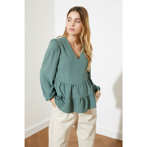 Trendyol Mint Flywhe perk Blouse