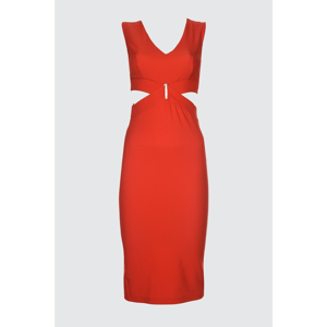 Trendyol Red Accessory Dress