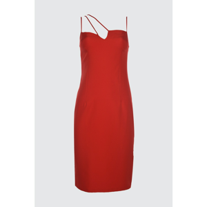 Trendyol Red Strap Detailed Dress