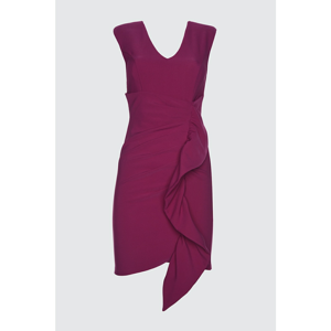 Trendyol Purple Waist Detailed Dress