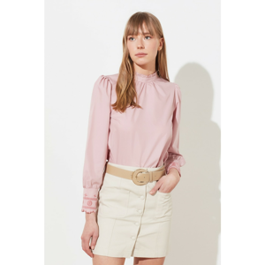 Trendyol Pink Right Collar Blouse
