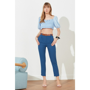 Trendyol Indigo High Waist Pants