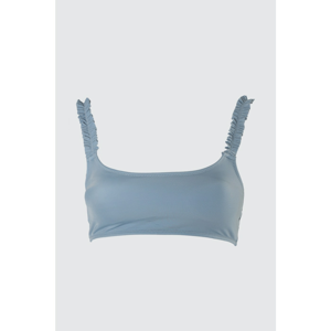 Trendyol Bikini Top - Blue - Plain