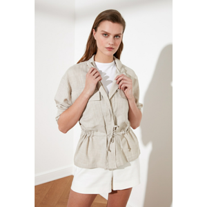 Trendyol Beige Pocket Jacket