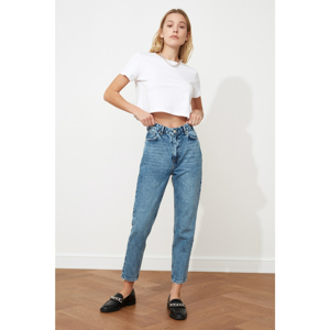 Trendyol Blue High Waist Mom Jeans