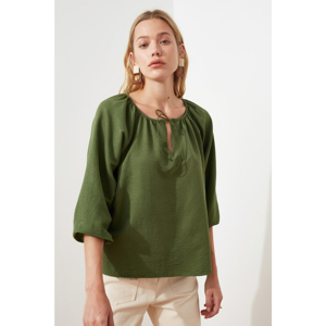 Trendyol Blouse with Open Right Collar Detail
