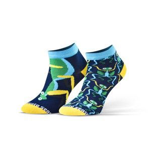 Sesto Senso Unisex's Finest Cotton Ankle Socks Praying Mantis