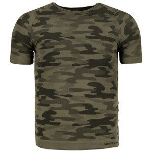 Sesto Senso Man Camouflage Short Sleeve Functional Shirt