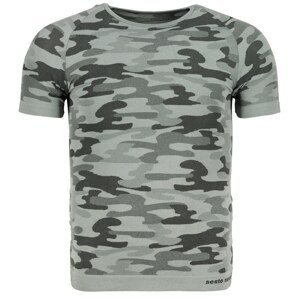 Sesto Senso Man Camouflage Short Sleeve Functional Shirt