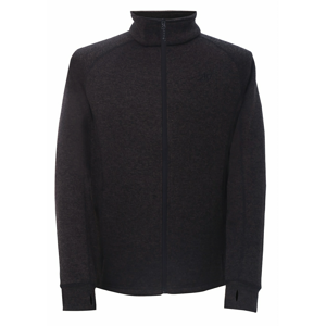 NOSSEN - men&#39;s full-length flatfleece hooded sweatshirt - Black