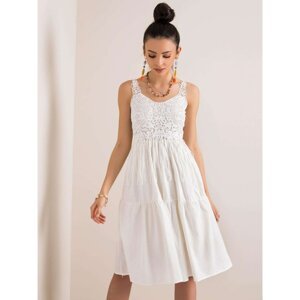 RUE PARIS White dress with lace
