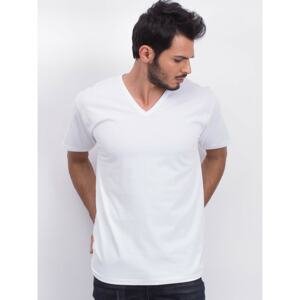 White men´s V-neck t-shirt
