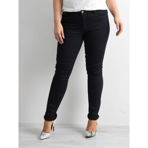 Dark blue PLUS SIZE skinny jeans