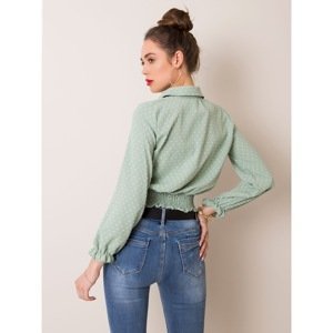RUE PARIS Women´s green blouse