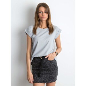 Plain women´s t-shirt, light gray