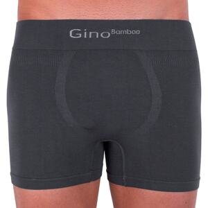 Men Boxers Gino bamboo seamless gray (54004)