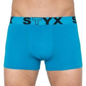 Men&#39;s boxers Styx sports rubber oversize light blue (R969)