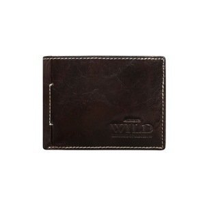 Men's Brown Leather Horizontal Wallet
