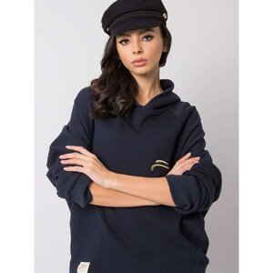 Navy Sweatshirt by Susan FOR FITNESS