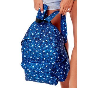 Backpack in blue stars