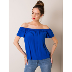 Spanish cobalt blouse