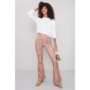 Beige pants with BSL patterns