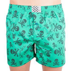 Men&#39;s shorts Infantia green with print PTKG47