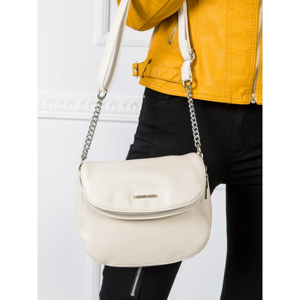 Light beige women´s messenger bag