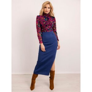Blue BSL knitted skirt
